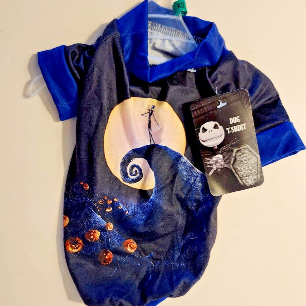 NIGHTMARE BEFORE CHRISTMAS Dog T-Shirt XS NWT